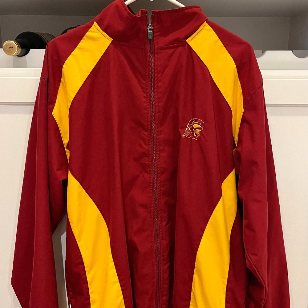 USC Trojans Windbreaker, Light Jacket.  Size Medium.